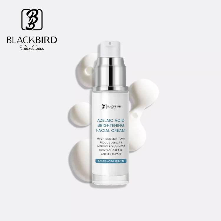 Private Label 5% Azelaic Acid Brightening 50g Facial Cream Natural Organic Whitening Hydrating Anti Aging Beauty Face Cream