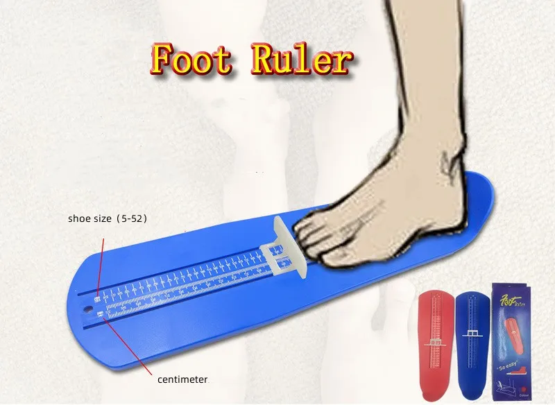 S-KING Wholesale Plastic Foot Measure Tool Device Us Standard Shoe Sizer For Adults Shoe Feet Measurement Ruler
