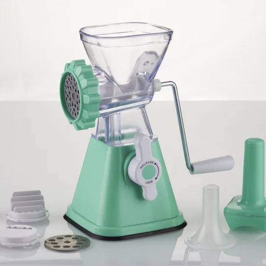 Hot sales Hand Crank  Manual Meat Grinder Stainless Steel Blade Hand Manual Meat Grinder