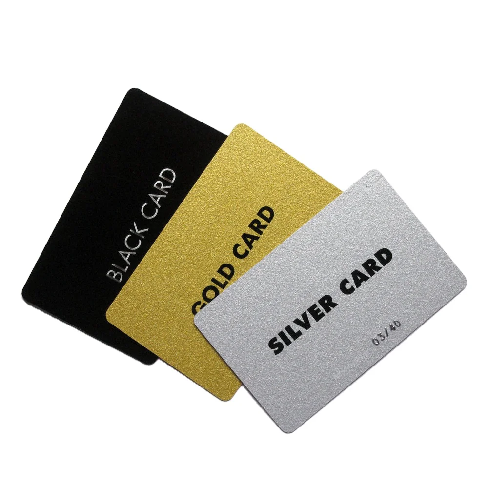 Metallic Gold/Silver Flood PVC Plastic Business Card With Custom Printing Sprinkle glitter Background Shining
