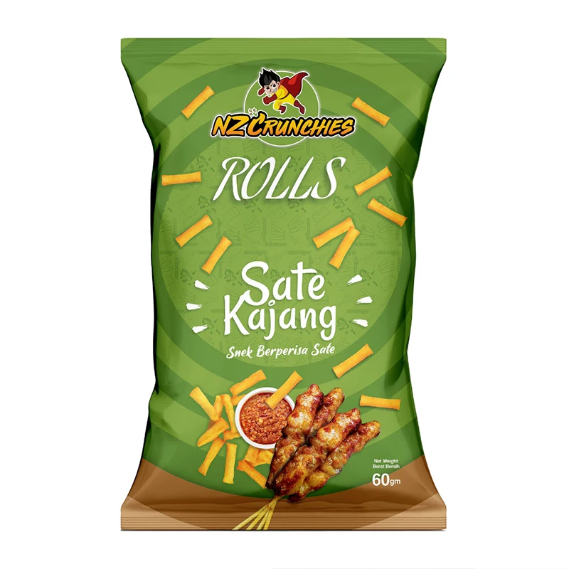 Заводская цена высокое качество Малайзия вкусные Halal NZC Rolls Sate Kajang (SATAY) закуски наслаждайтесь уникальным
