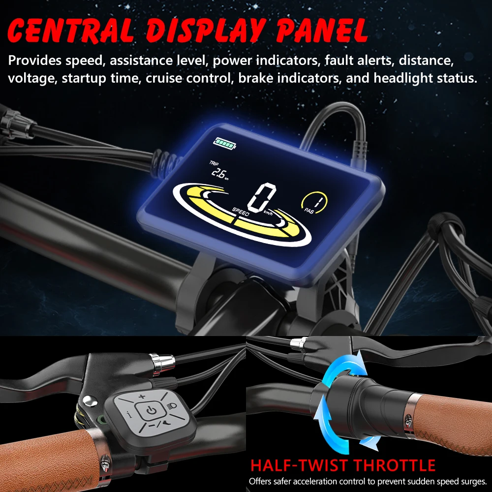 48v 1000w Hidoes B10 Emtb Retro E-Bike Electric Cycle Road Dirt Fat Tire E Bike Ebike Electric Mountain Bike