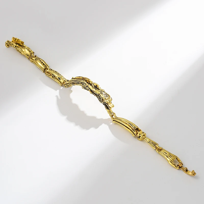 Mengcheng Jewelry Factory High Quality Jewelry Copper Brass Gold Plated Brave Troops Vintage Fashion Bangle Jewelry Bracelet