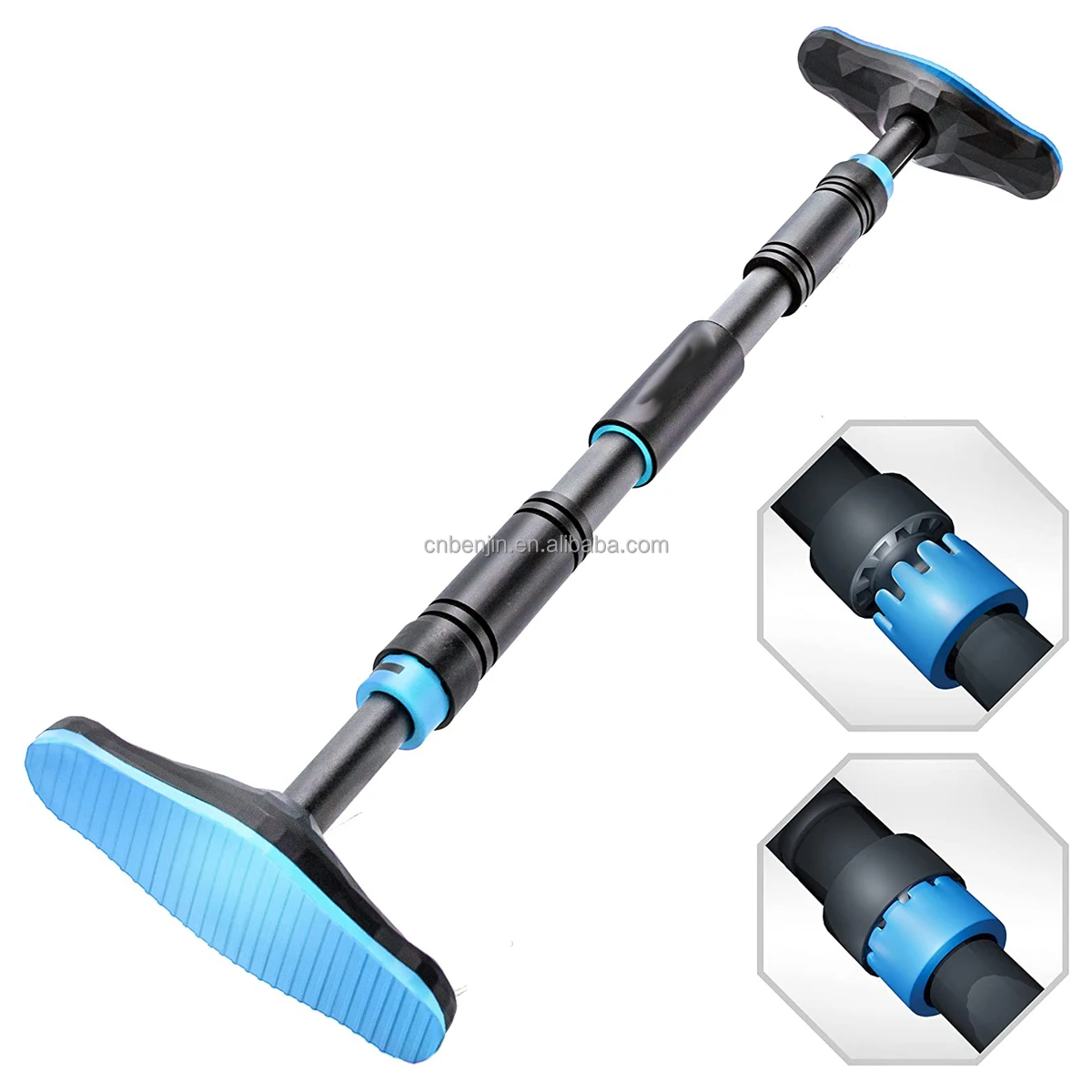 Doorway Pull Up Bar no Screws Doorway Chin Up Bar for Home Gym Adjustable Size to Doors Large Anti-Slip Mat