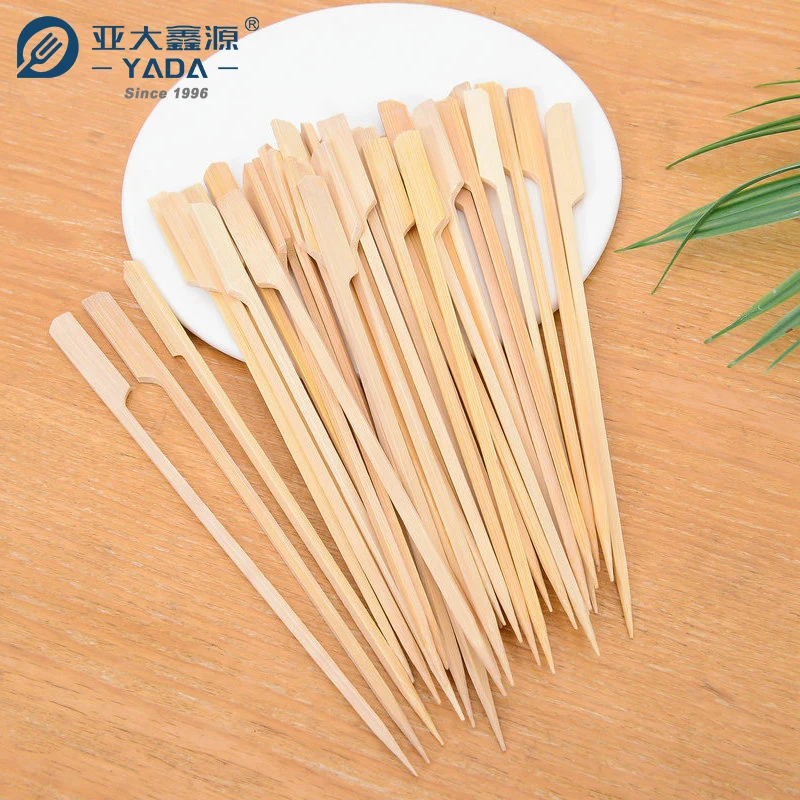Yada Teppo Gun Shaped Bamboo Skewer Hot Stamp Bamboo Paddle Skewer Sticks With Printed Logo BBQ Sticks