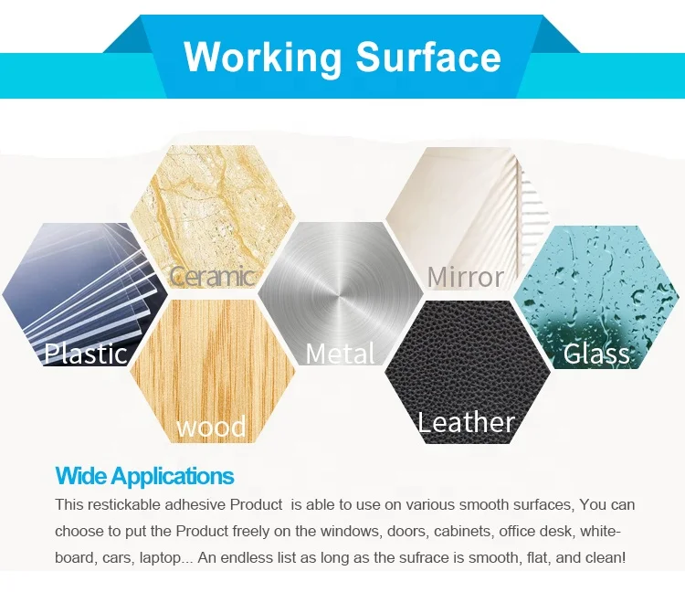 8pcs per set WGO Reusable Picture Hanging Strips Damage Free Repositionable NO Residue Self Adhesive Photo Frame Mounting Tapes