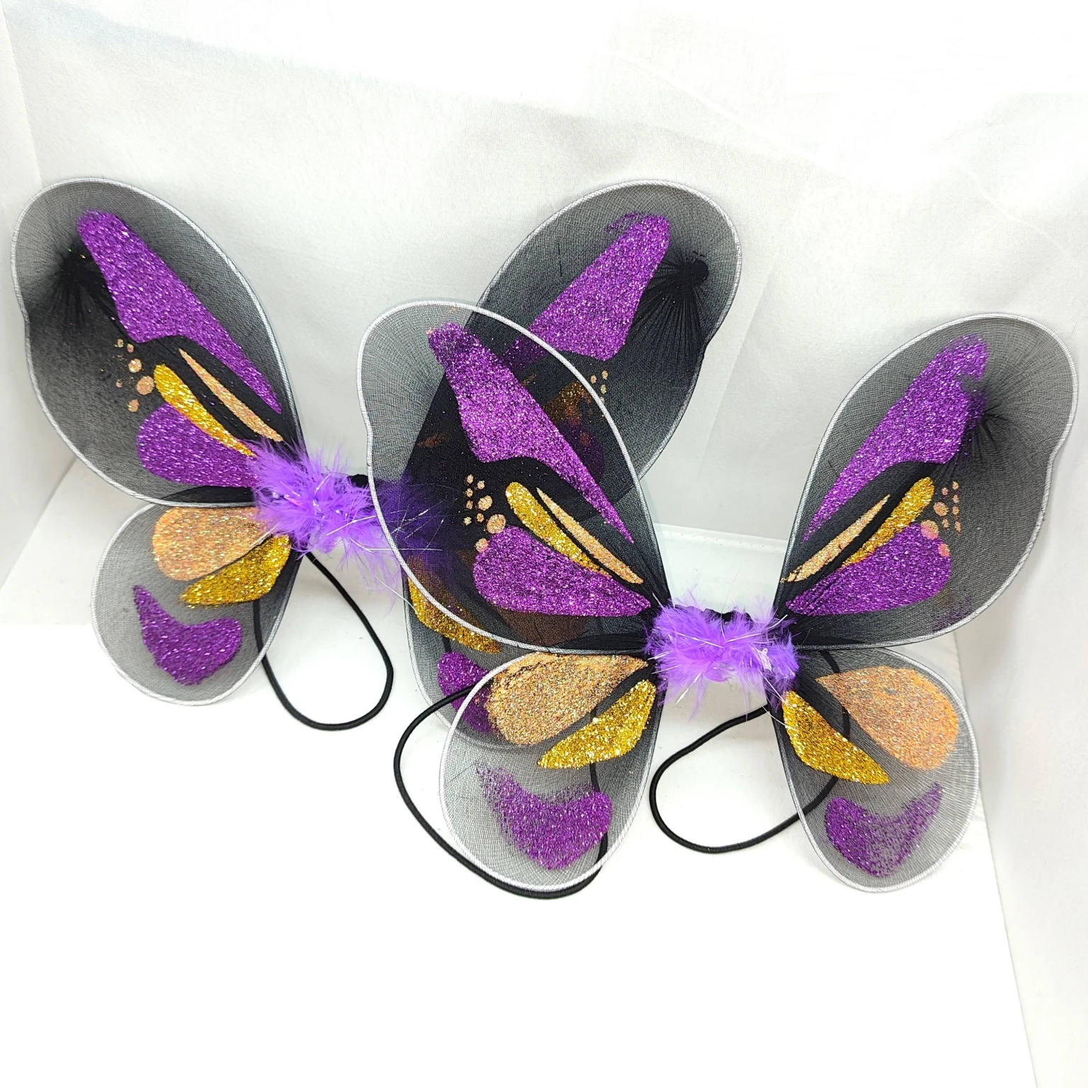 BOKHOUSE PET HALLOWEEN COSPLAY Iron on Butterfly Theme Party Costume Fairy Wings for Kids Cat Dog