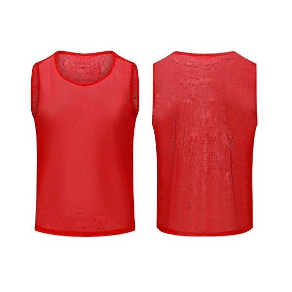 Blank Soccer Mesh Pennies Football Training Vest Bibs Rugby Team Bibs