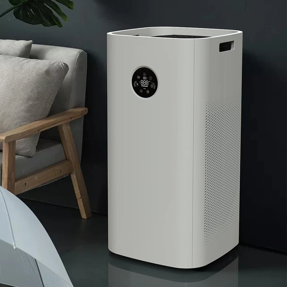 BKJ-90B Smart Portable Home Office Large Hotel Air Purifier H11 Composite HEPA Filter Low Noise with Optional Odor Sensor