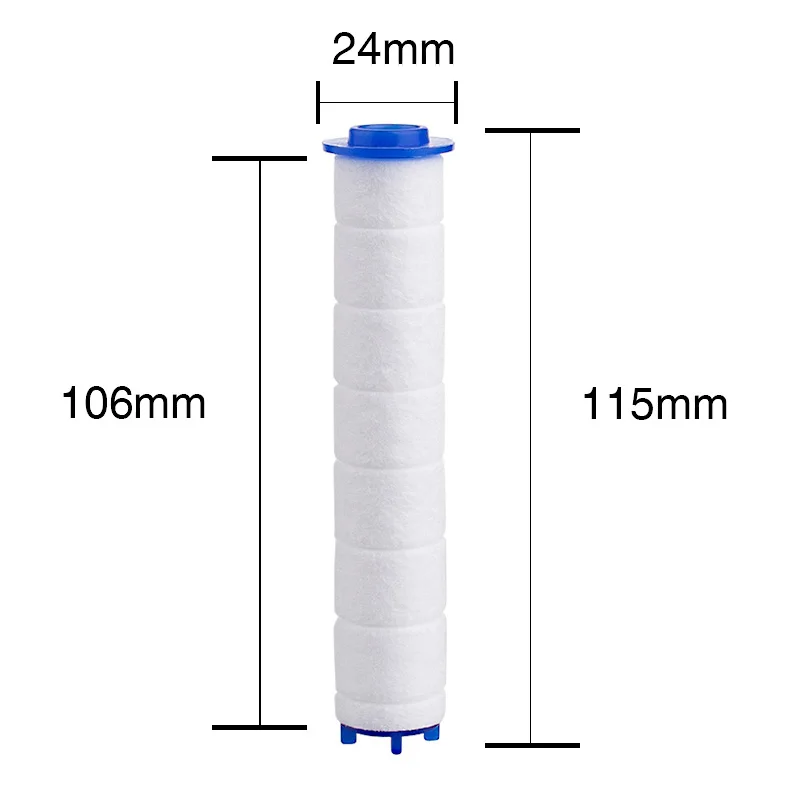 Factory Custom Bathroom PP Cotton Shower Head Filter Belt  Ceramic Ball For Shower Head