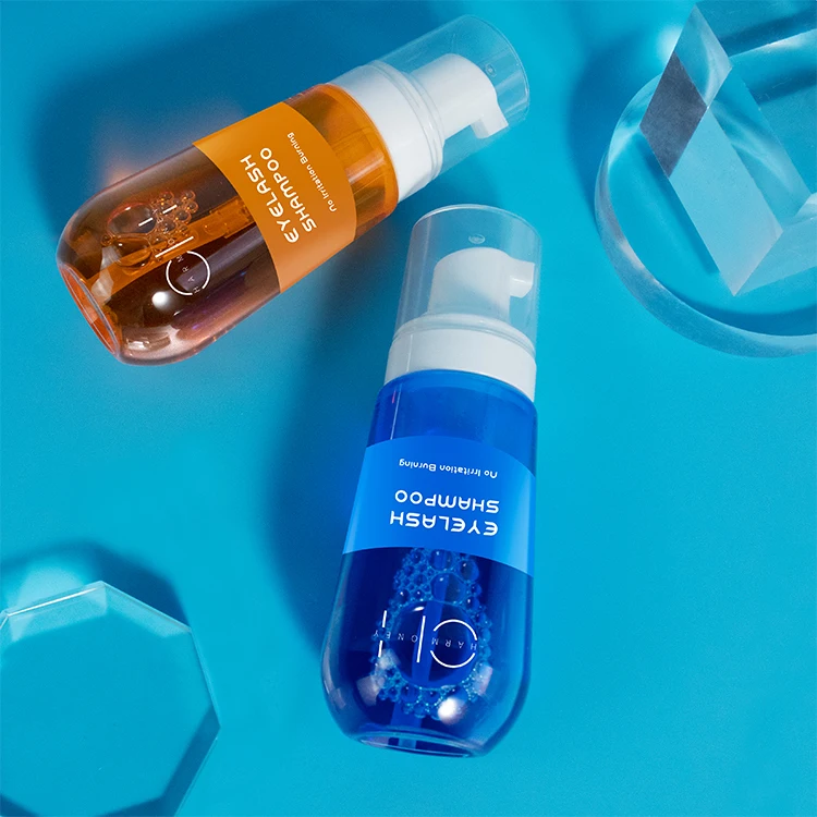 Eyelash Glue Cleanser Lash Extensions Eyelash Cleansing Gel Skin Friendly Foam Cleanser Deep Clean Shampoo Liquid Set