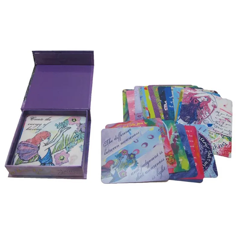 Custom round paper playing cards, game cards printing with your designs