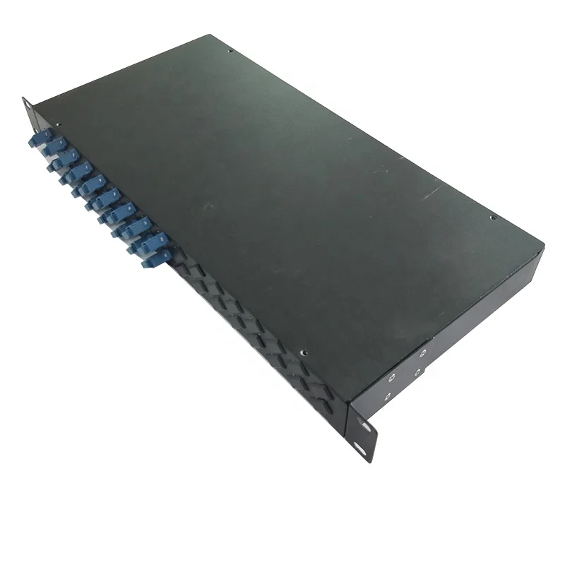 PLC splitter Chassis module SM1*2/1*4/1*8/1*16/1*32/1*64 SC/PC with connector Splitter rack ODF