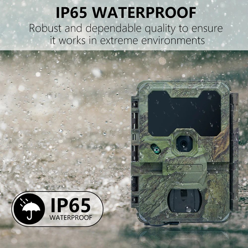 Keepguard Wi-Fi Direct Trail Camera IP65 CE, RED, FCC, ROHS Certified 4K Live-view Game Cameras