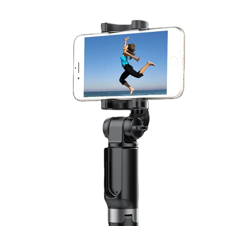 New Design Folding Integrated Portable  Mobile Phone wireless Tripod Selfie Stick
