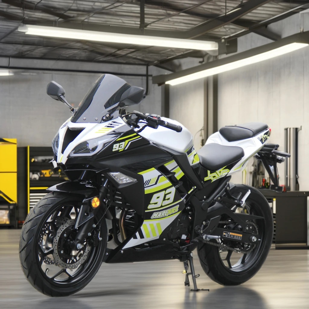 2021 Wholesale RZ DANIU 200CC 250CC ZONGSHEN ENGINE 400CC Air Cooling EFI ABS Gas Engine Racing Motorcycles Electric Gasoline