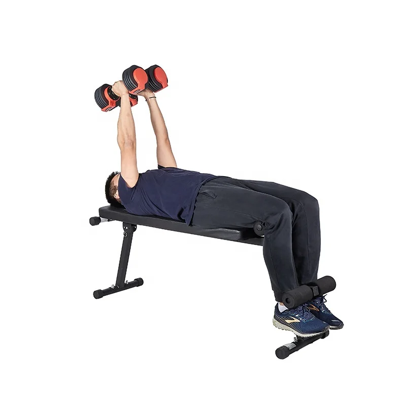 FengRen Multi-Purpose Weight Training and Ab Exercises Foldable Flat Bench adjustable bench