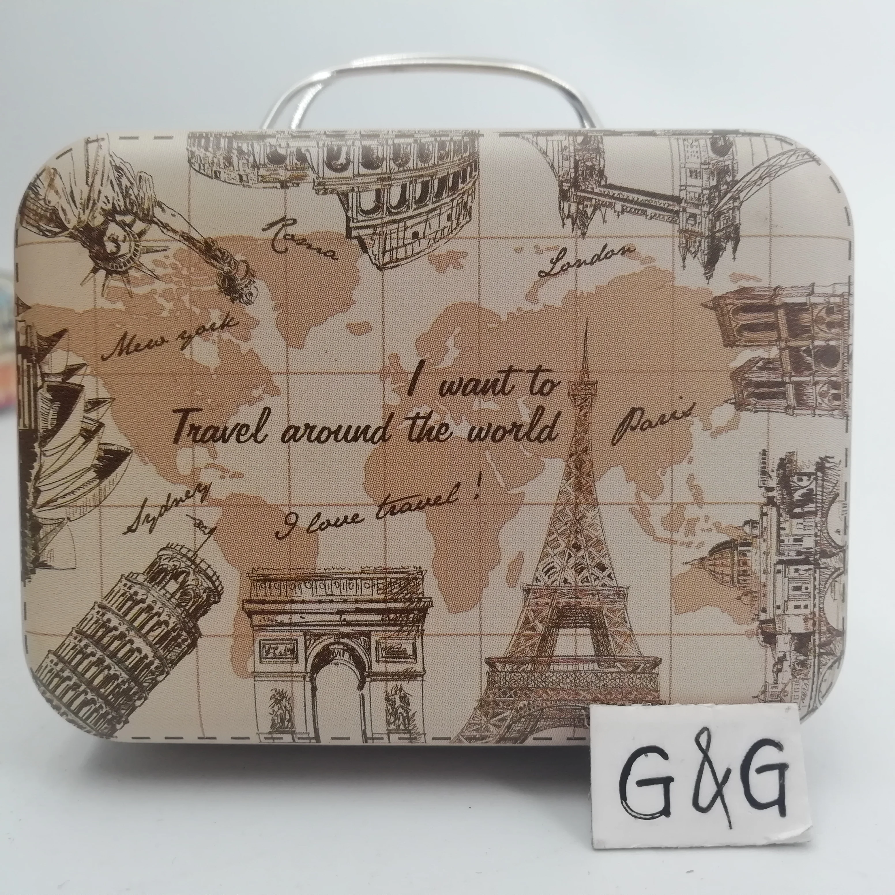 Wholesale Fashion Portable Accessories Bag Rectangular Handbag Music Box
