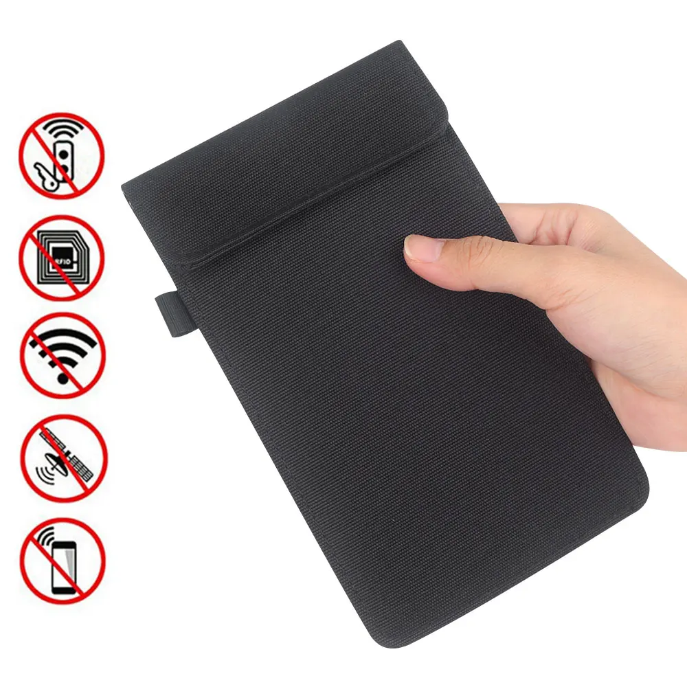 Custom Faraday Bag for Car Keys Cell Phone Anti-Theft RFID Signal Shielding Bag Blocking Faraday Pouch