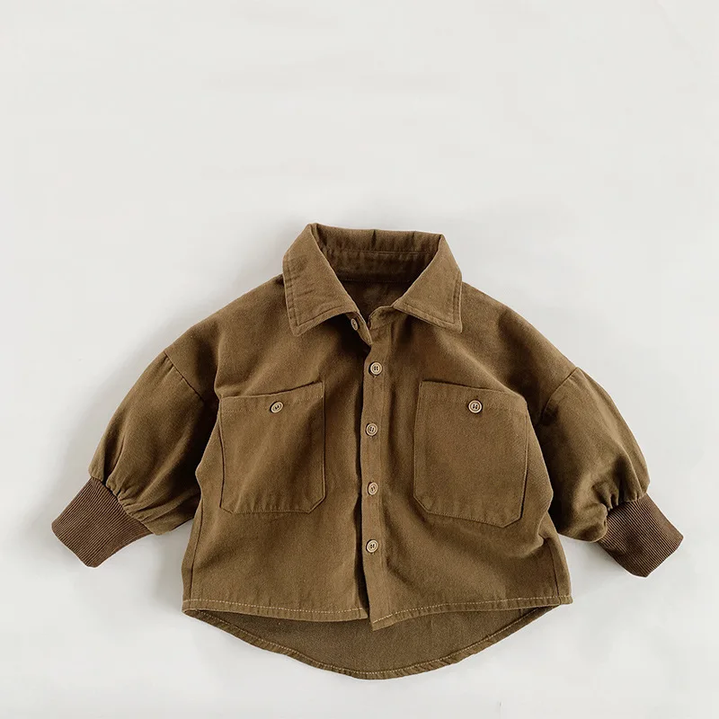Top Leader Autumn Baby Girl Boy Clothing Jacket Infant Clothes Top Suits Casual Sport Shirt Coat
