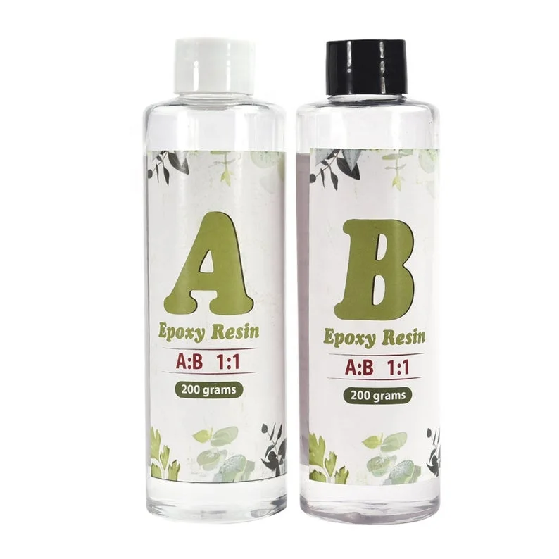 Resin Epoxy High Adhesive 1:1 AB Epoxy Hardener Crystal Glue For DIY Resin Jewelry Making Accessories 100g 200g 400g 500g 1000g