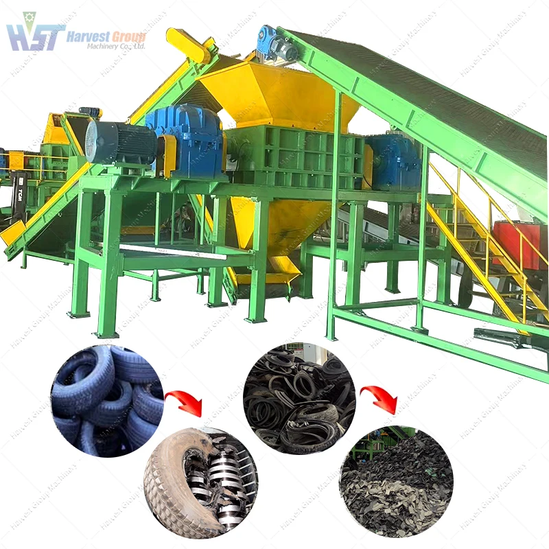 Top quality CE certification rubber grinding machine scrap tire recycling machine to make rubber powder price