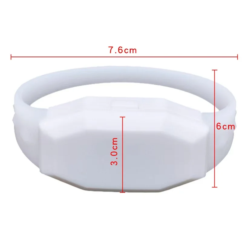 OEM Hot Selling Led Flashing Bracelet Music Sound Activated Led Luminous Bracelet Light Up Led Wristbands For Concert Party