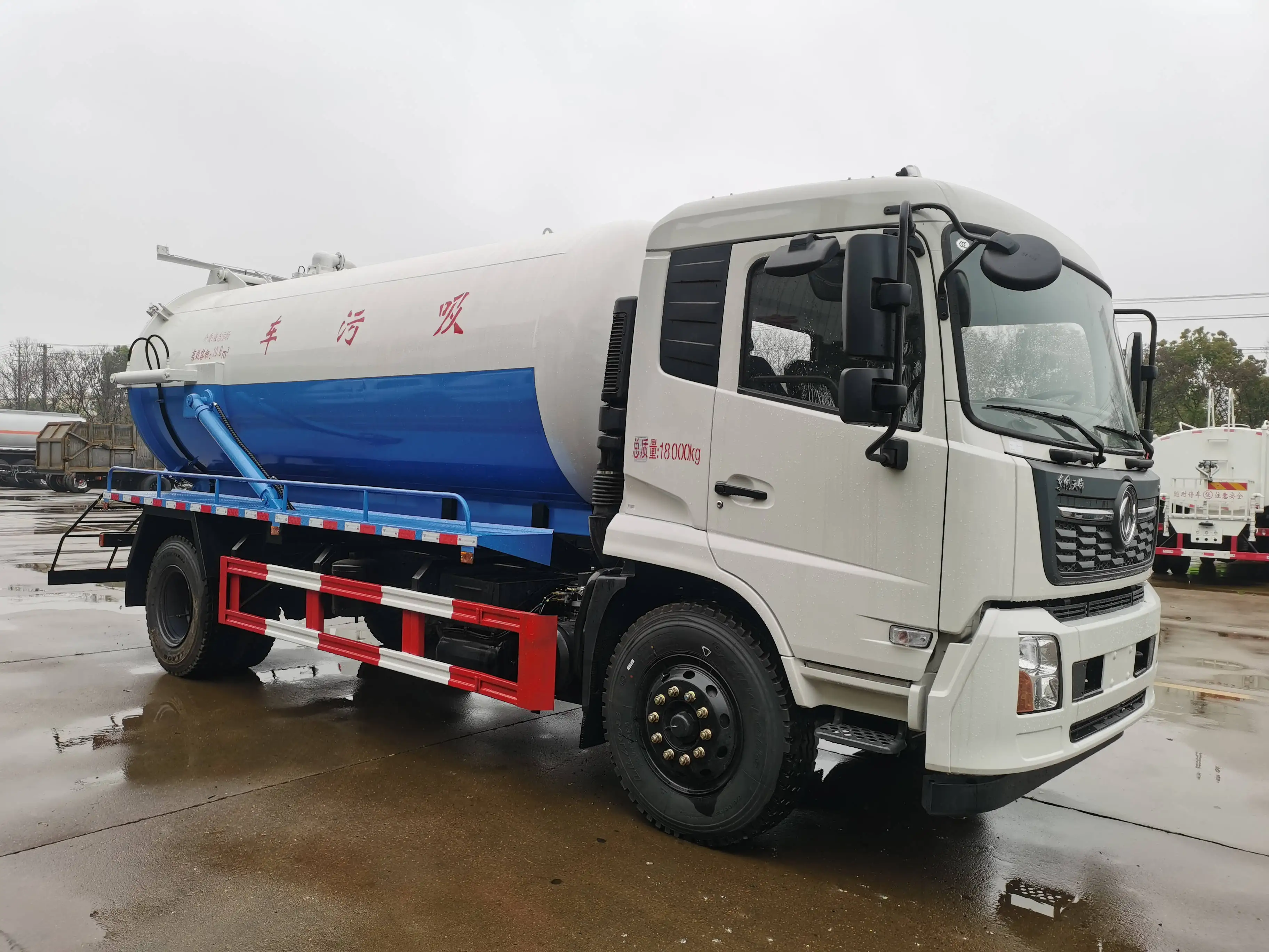 Вакуумный санитарный канализационный насос dongfeng 4x2 от 6 до 8 м3
