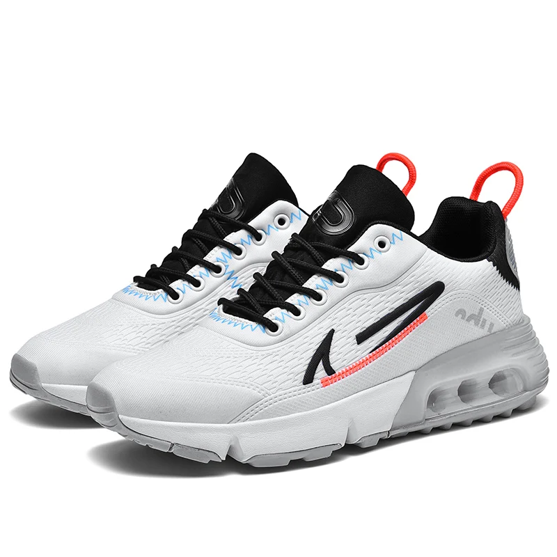 Новая дышащая обувь на воздушной подушке для мужчин и женщин легкие кроссовки бега