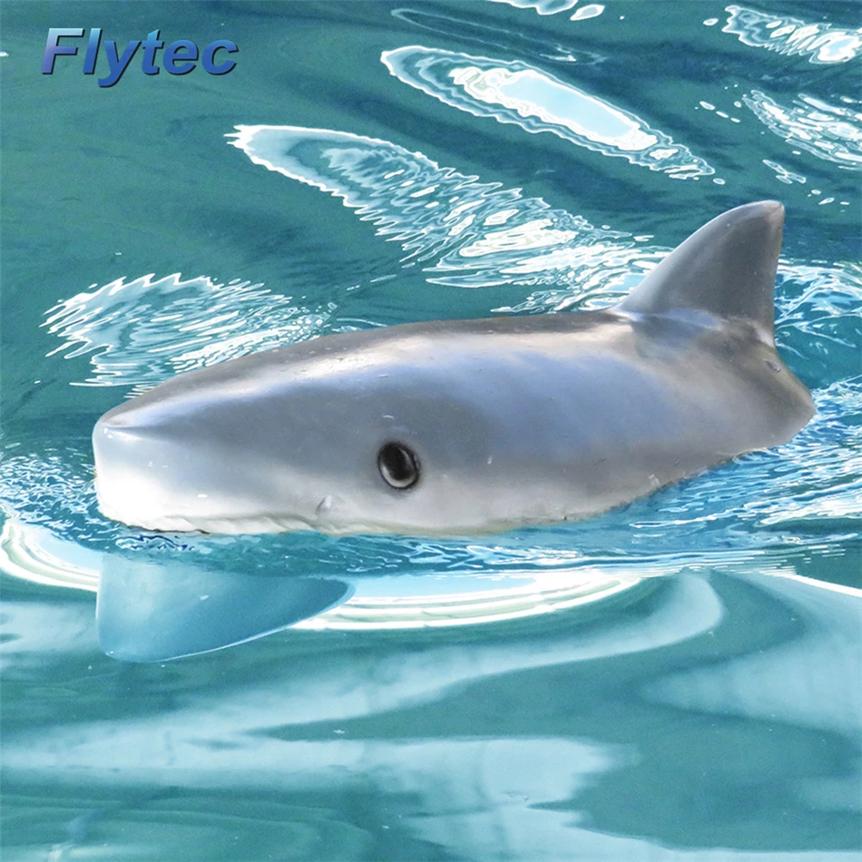  Новая модель радиоуправляемой лодки Flytec V307 с головой акулы лучшая Летняя Пляжная радиоуправляемая лодка электроприводом игрушки для детей