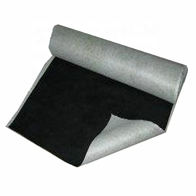 1mm 1.2mm 1.5mm 2mm Thickness Self adhesive epdm rubber sheet with fabric backing for Roofing