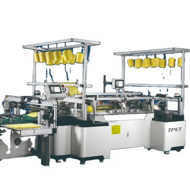 Automatic microfiber towel sewing machine