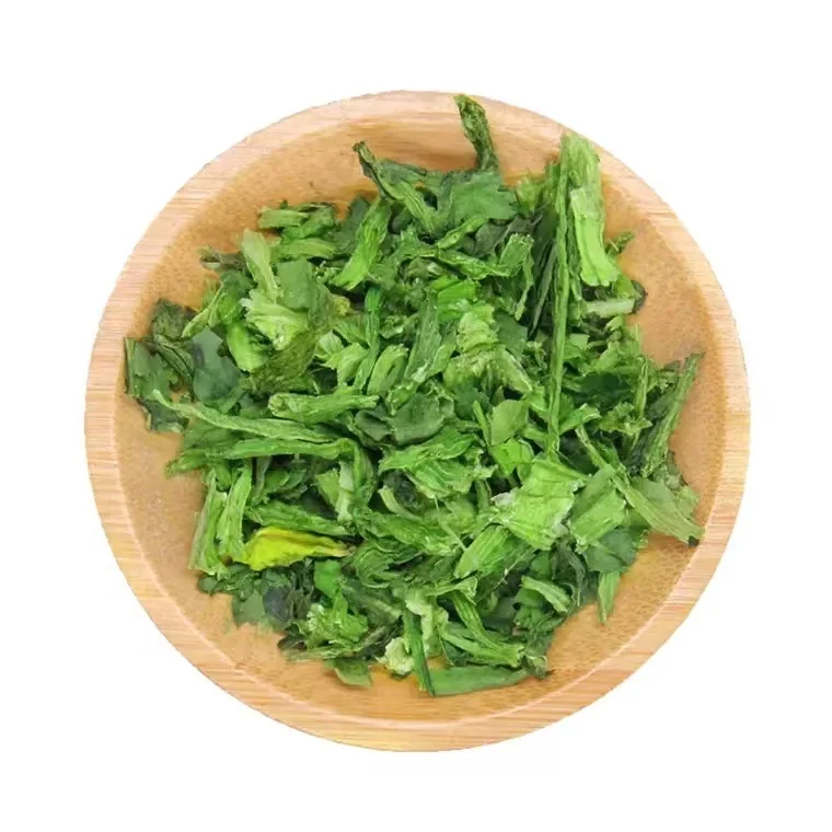 New Product Hot Selling Freeze Dried Vegetable Chips Food Freeze Dried Spinach Piece