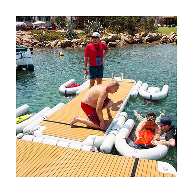 Надувной лодочный док Y & G | Надувная Плавающая Платформа 2 года гарантии бесплатный дизайн TUV CE ISO надувная