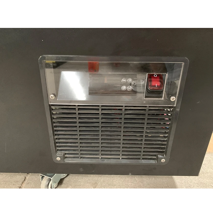 Top Sliding Door Fridges Commercial Display Horizontal Island Freezer Deep Freezers with Large Glass Area