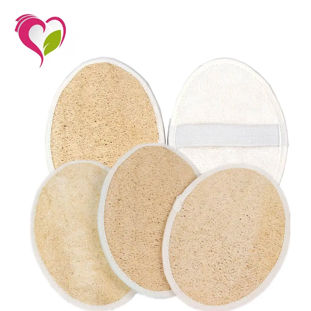  Оптовая продажа Экологически чистая губка Luffa из натуральной люфы отшелушивающая для