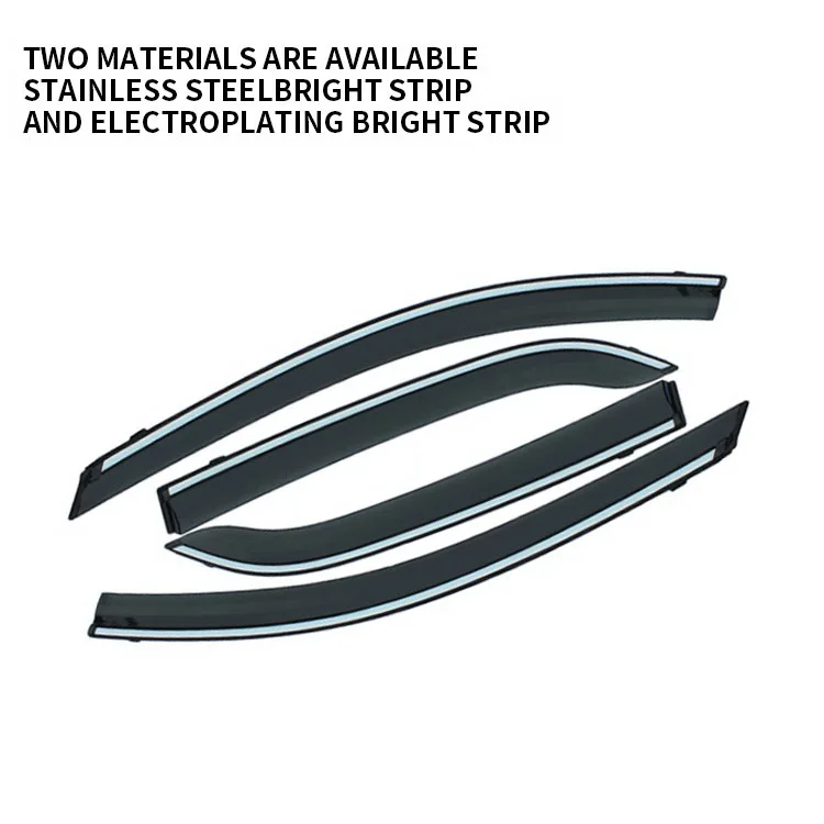 Special supply for foreign trade Window Sun Vent Visor Rain Guards Sun Door Visor window visor for  toyota innova 2016