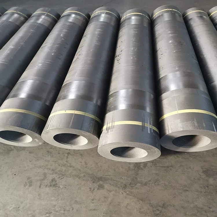 ISO 9001 Graphite Electrode UHP D450mm L1800/2100mm with 241T4L Nipple