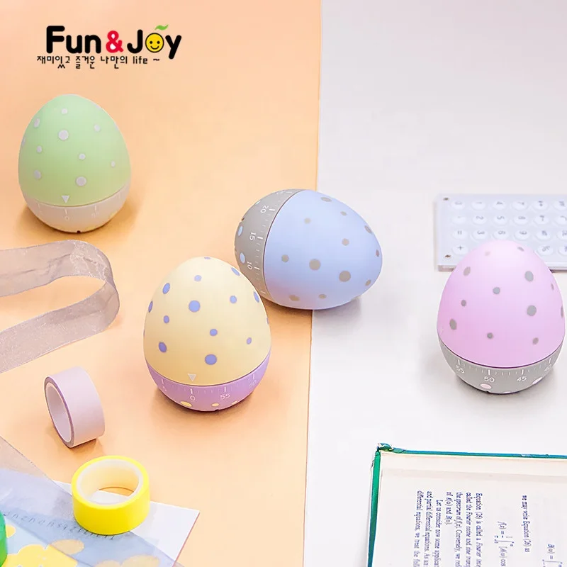 Милый кухонный таймер на 1-60 минут инструменты для приготовления пищи на 360 градусов механический таймер обратного отсчета в форме яйца