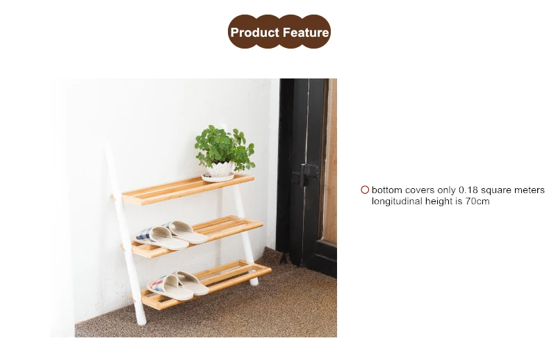 Factory Outlet bamboo shoe rack By the wall/ A shelf against a wall/2-tier utility bamboo shoe rack
