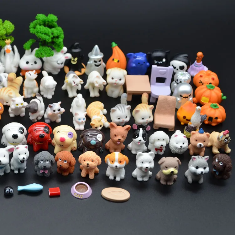 christmas fairy figurine miniature garden baby animals sculpture garden minitures figure