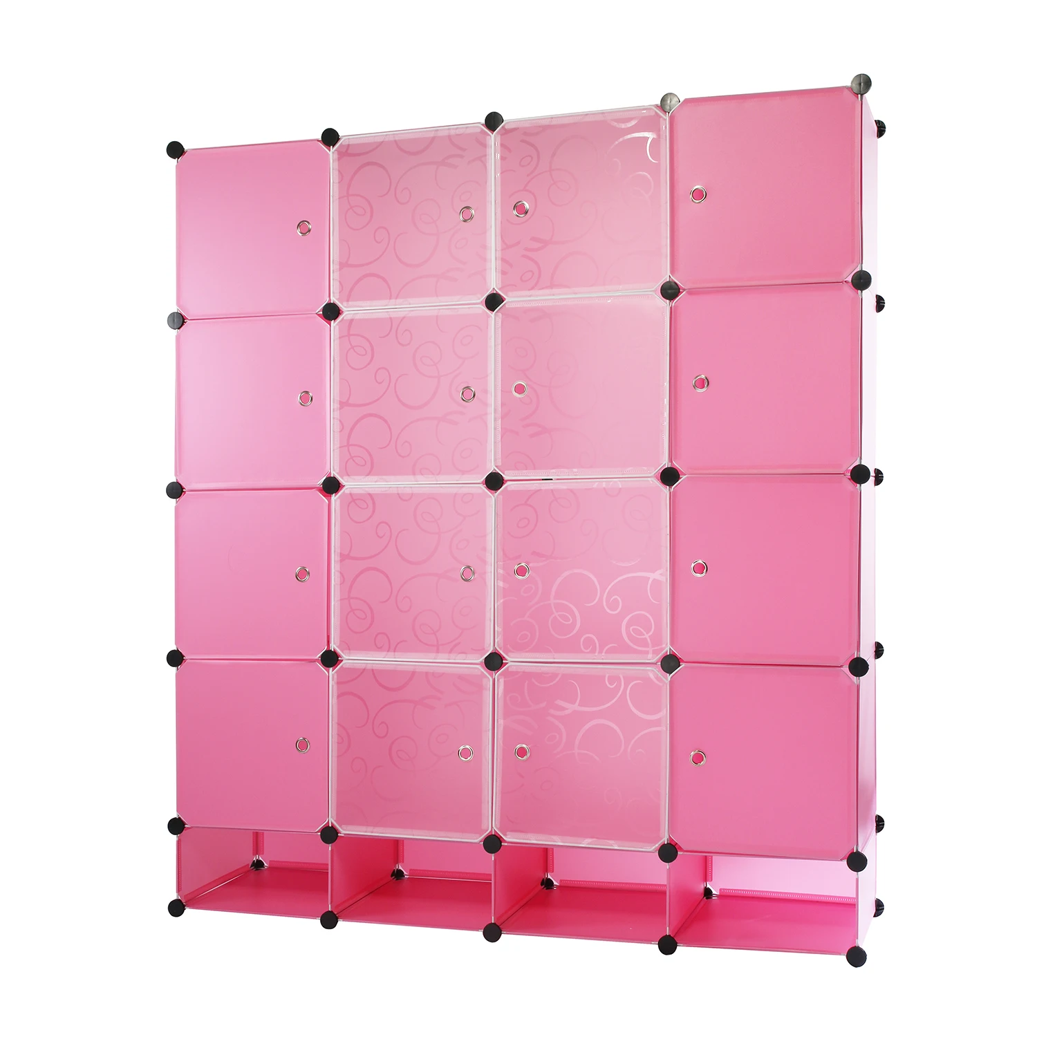 
Interlocking Popular Plastic PP Storage Cube Organizer Shelves Closet Decorative Closet 