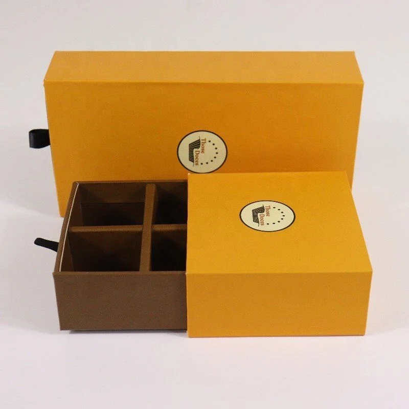 High-end luxury custom size letter shape for holiday gift hot sale chocolate packing box