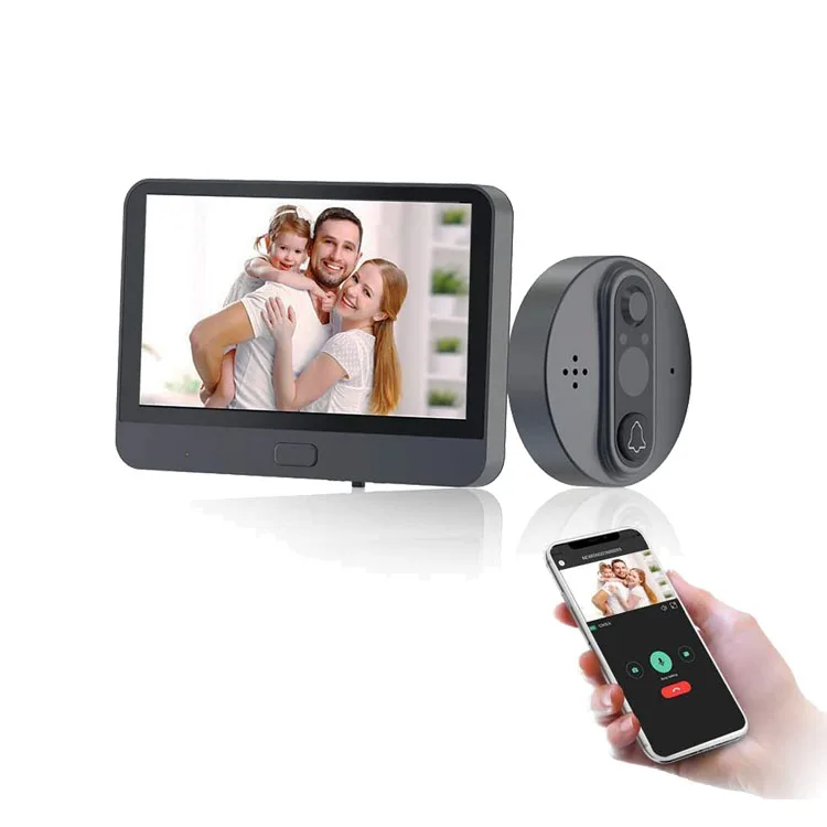 High Quality 720 HD Movement Dectected Smart Night Vision Digital Door Viewer