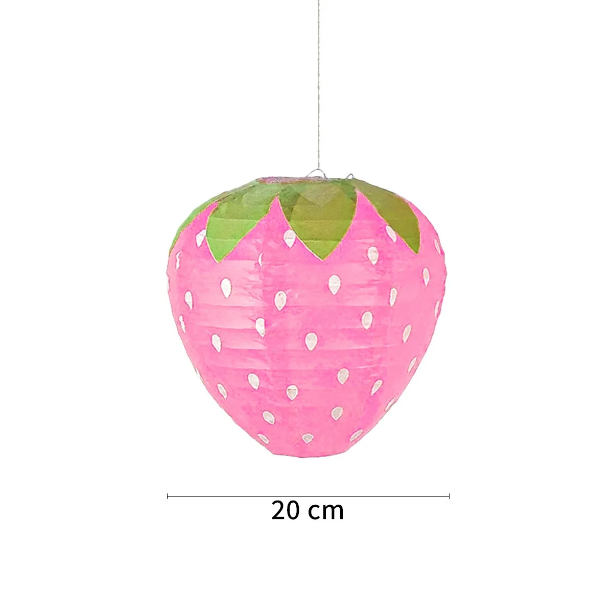 3d strawberry-shaped paper lantern spring strawberry theme party decor children day special-shaped paper lantern baby shower