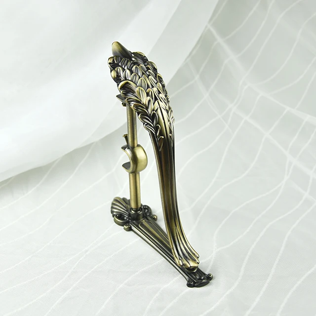 KEEWO Factory Price Fashion 28/19mm Bronze Curtain Finials Twisted Curtain Pole curtain Rod Accessories