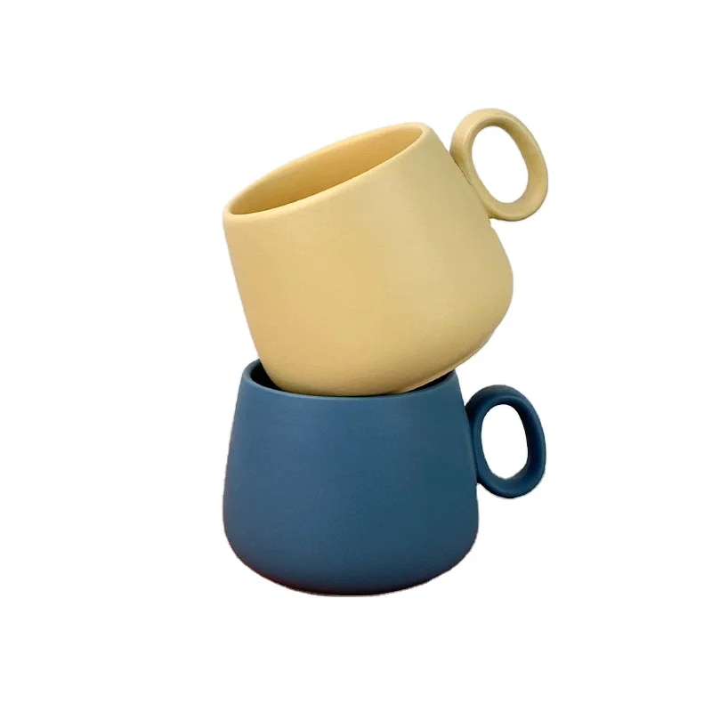 Керамическая чашка для любителей большого живота кружка латте puccino с sauser 280 мл