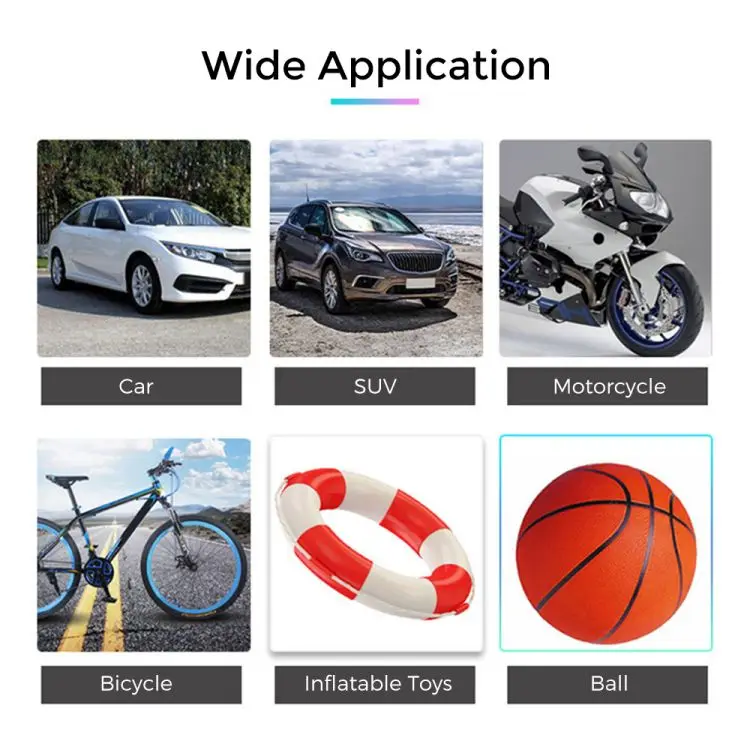 Cordless Tire Inflator Portable Air Compressor Handheld Digital Display Mini Air Pump for for Car Bike Motorcycles Balls