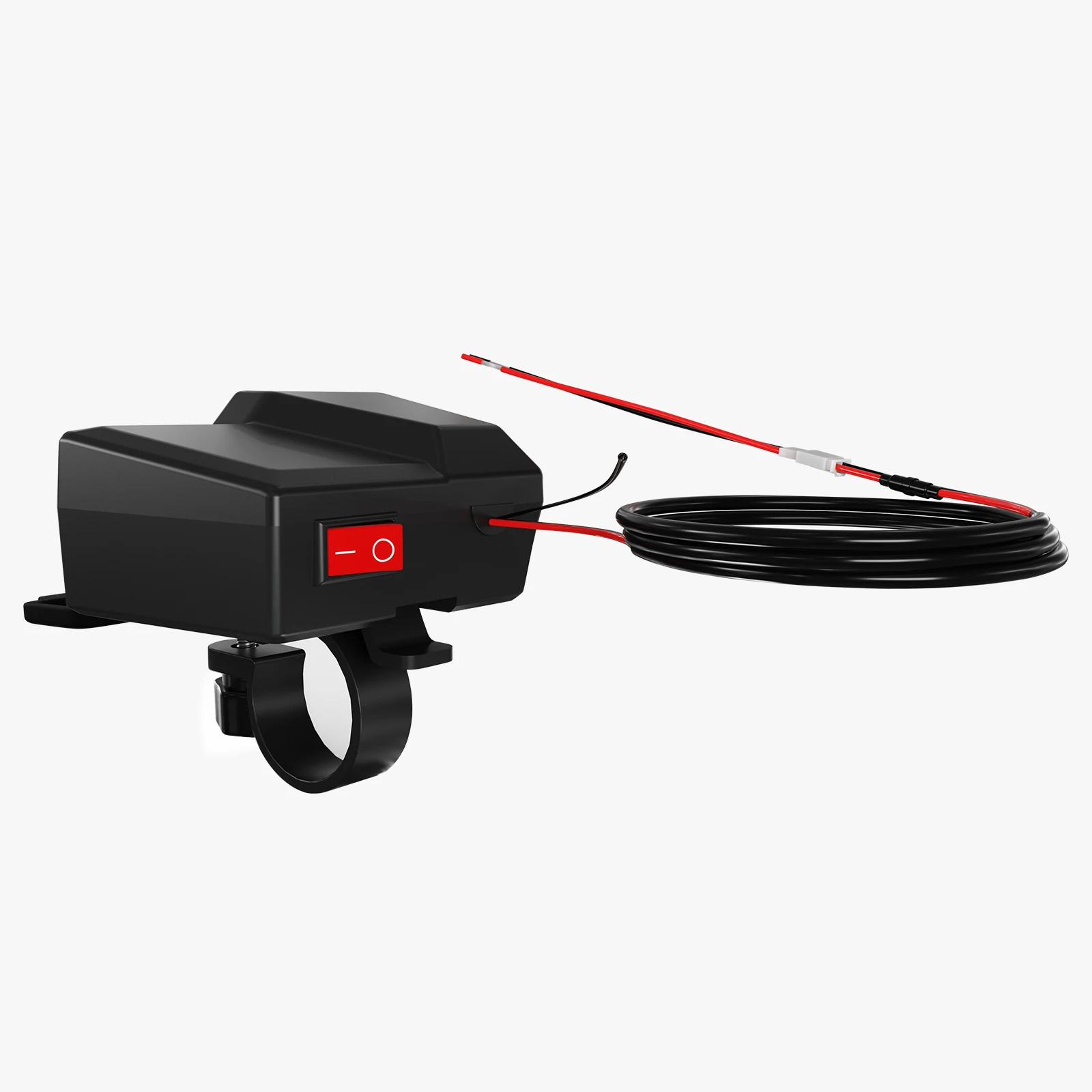 2023 new arrivals ON OFF QC3.0 Socket Voltmeter waterproof Motorcycle dual USB Charger USB Type C Charger For Marine Bus Truck