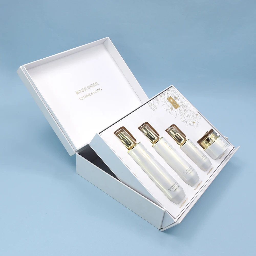 Eco Friendly Rigid Cardboard Paper Gift Packaging Luxury Custom Logo Clear Front Jewelry Cosmetic Small Box